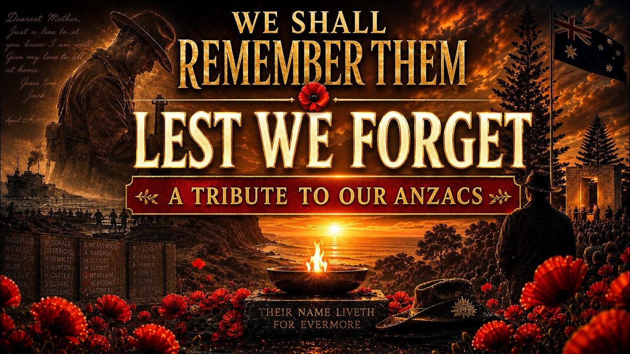 Lest We Forget - Gallipoli Dawn | ANZAC Tribute Song