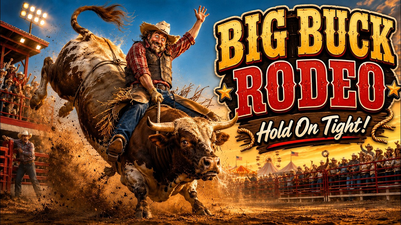 Big Buck Rodeo — Hold On Tight! | Funny Country Rodeo Song